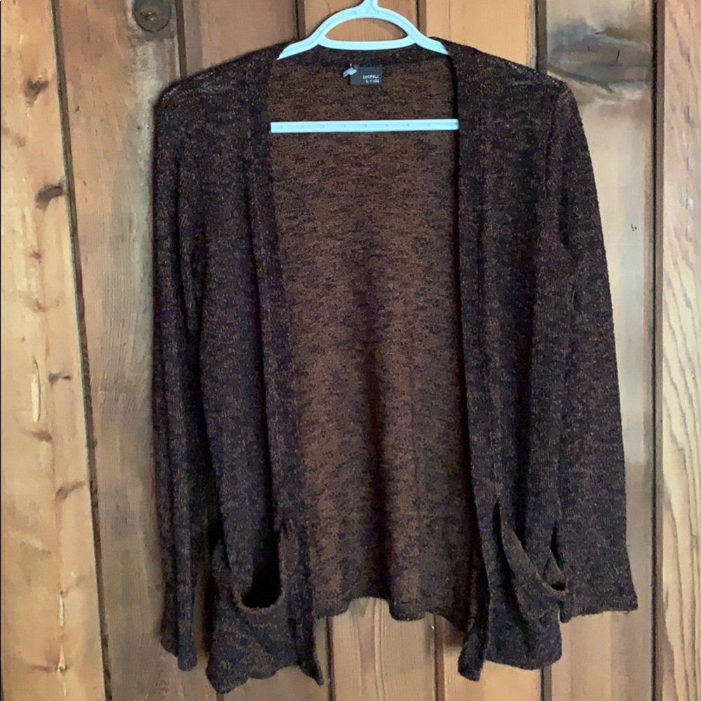 🔥🦖Sparkle and fade cardigan